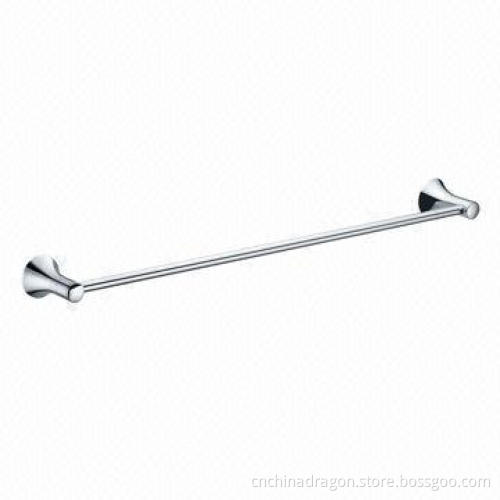 Brass Construction Single Towel Bar, Sized 24 x 10-inch